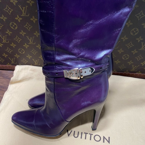 Purple Gucci boots - Picture 4 of 12